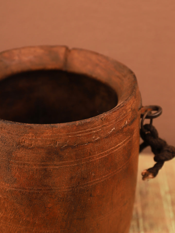 Wooden Water Pot (Medium)