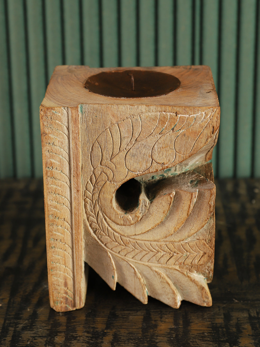 Carved Candle Stand (Mini)