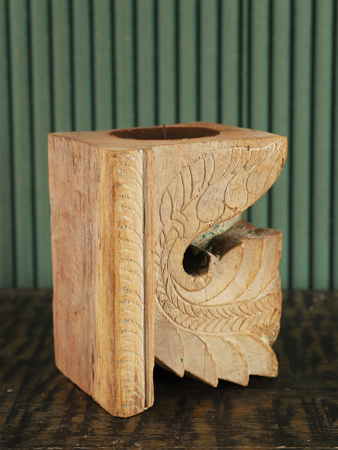 Carved Candle Stand (Mini)