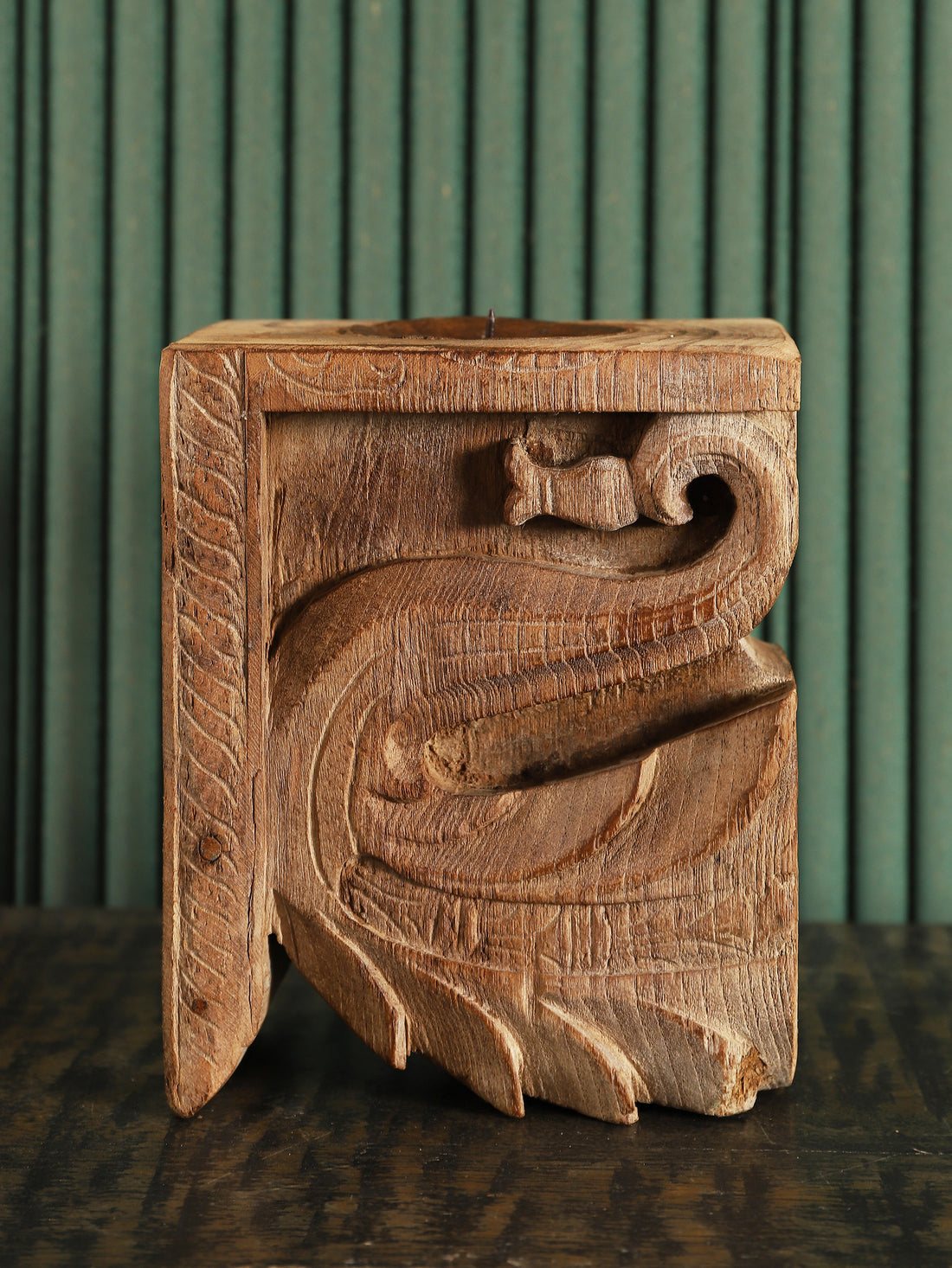 Carved Candle Stand (Mini)