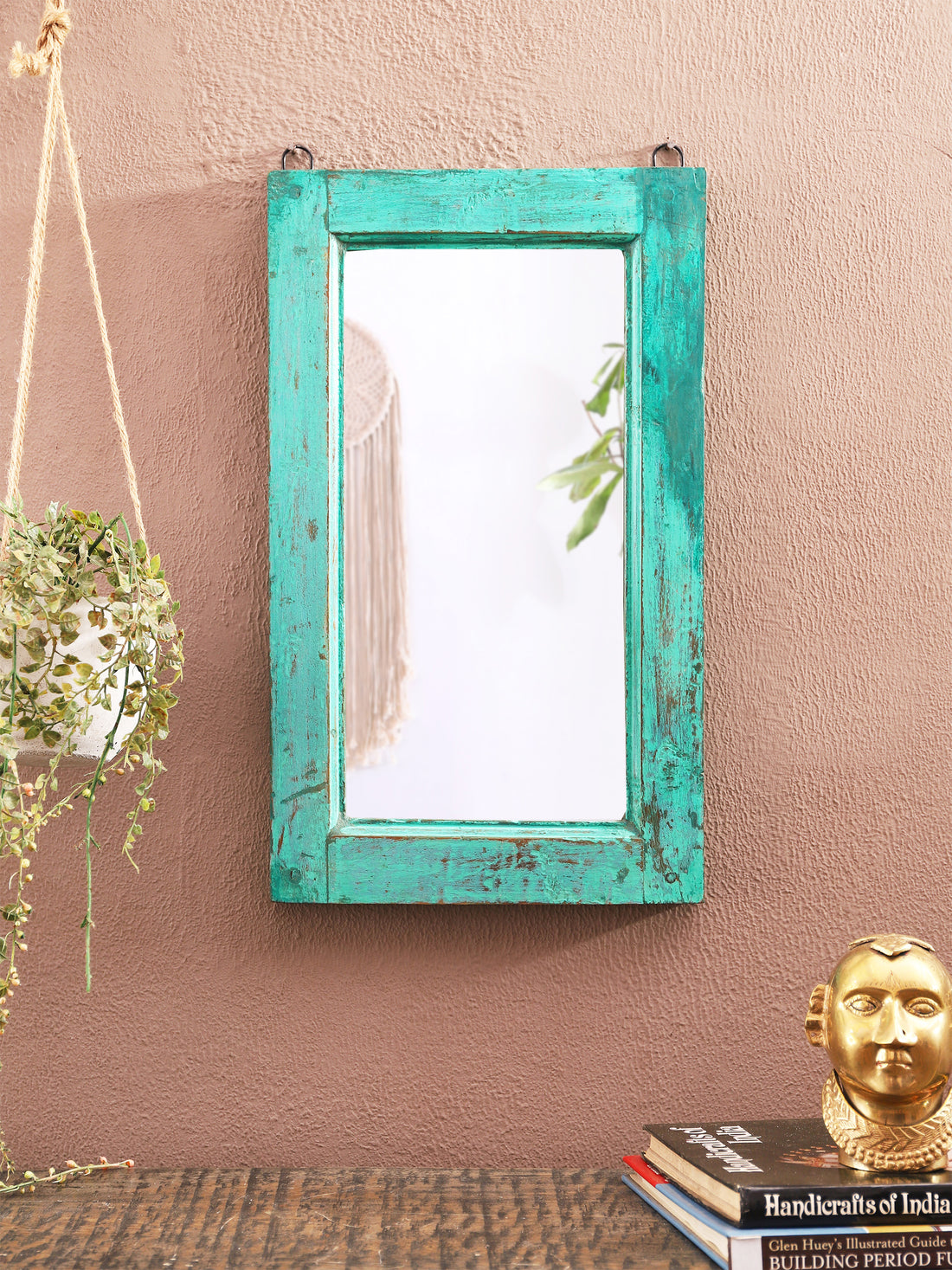 Distressed Rectangle Mirror (Large)