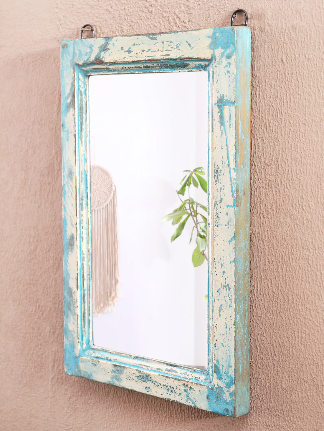 Distressed Rectangle Mirror (Medium)