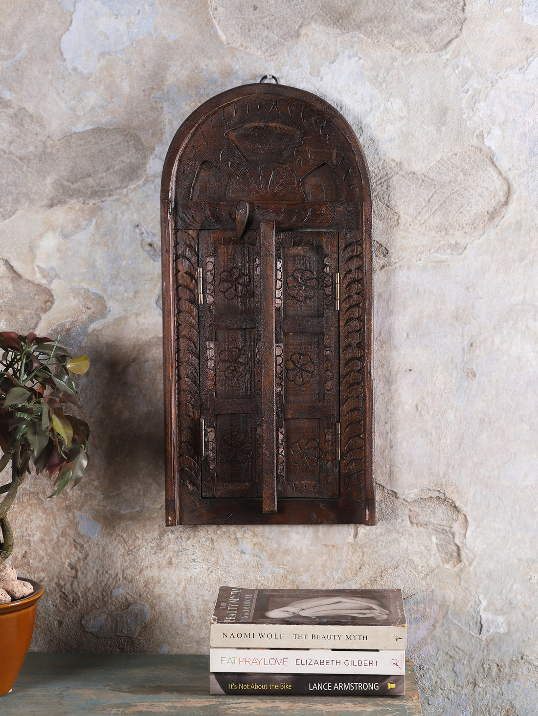 Arch Wooden Jharokha (Small)