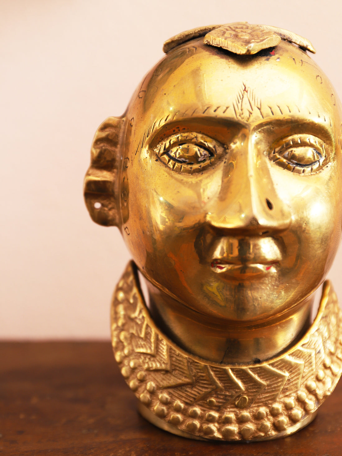 Brass God Laxmi Head